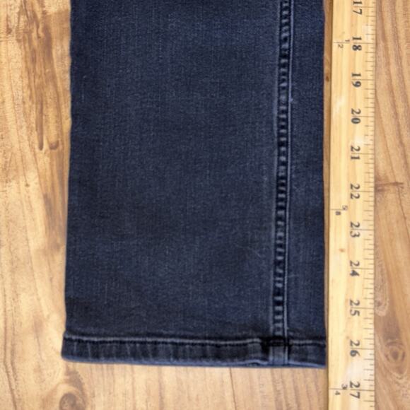 Duluth Trading Jeans Womens 12x29 Straight Leg Black Daily Denim Stretch - Picture 5 of 7